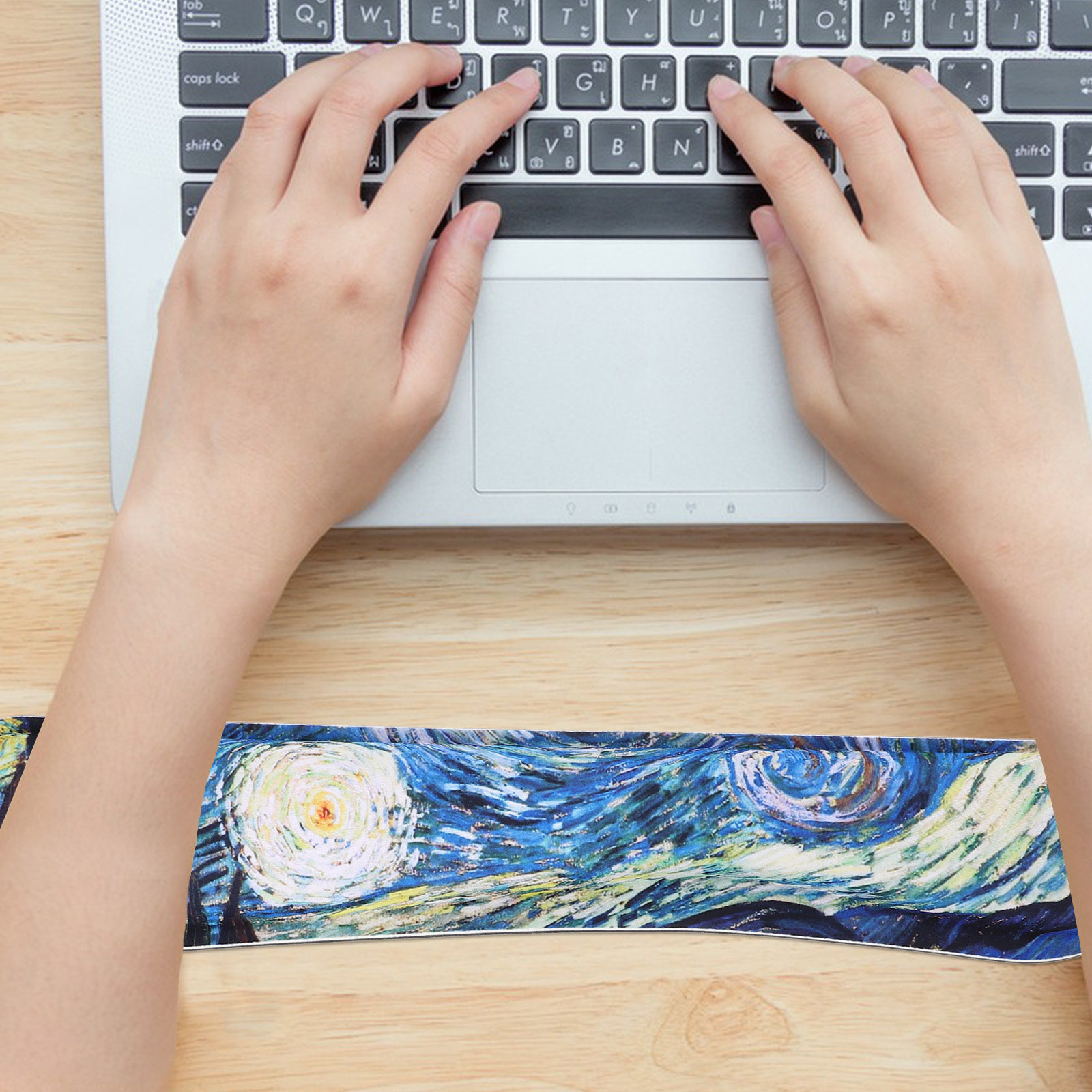 Laptop Accessories For Wrist Support - 2 Pezzi Poggiapolso in Memory Foam