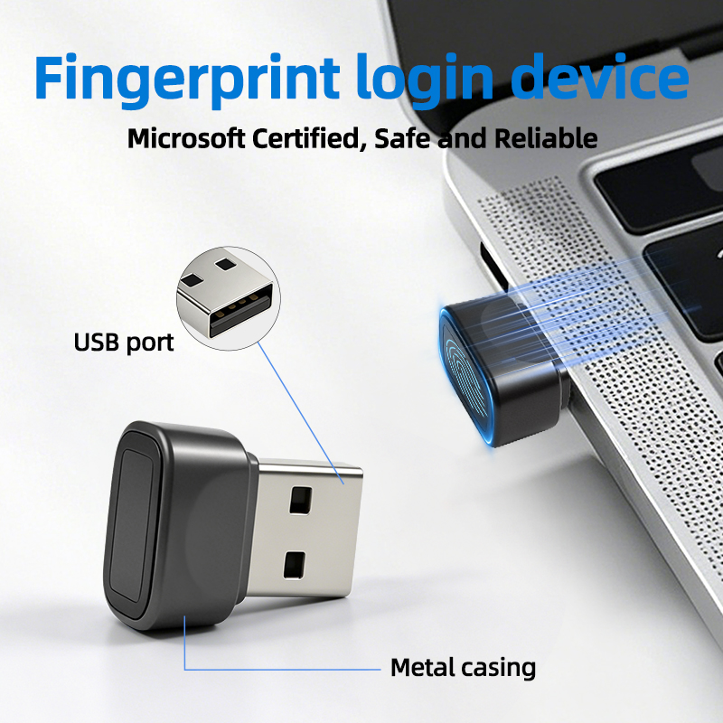 Fingerprint Reader Usb - Lettore di impronte digitali biometriche, scanner