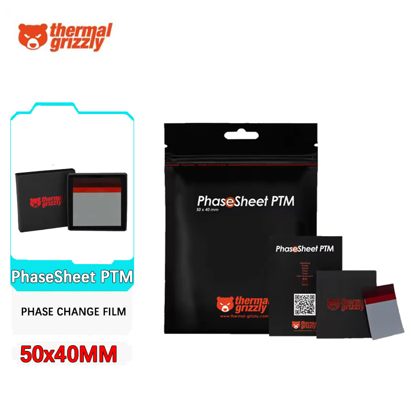 Laptop Cooling Pad - Foglio termico Grizzly PhaseSheet PTM Foglio