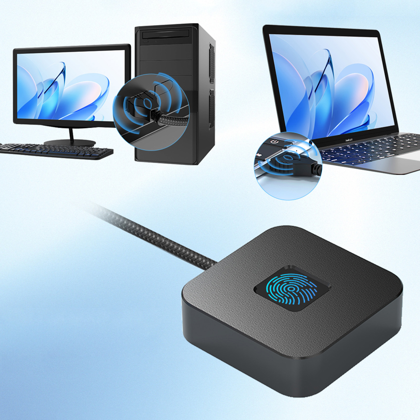 Fingerprint Reader Usb - Lettore di Impronte Digitali USB con