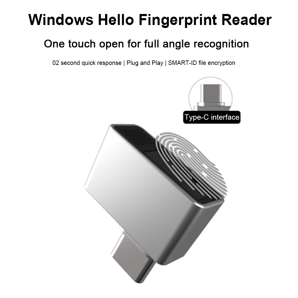 Fingerprint Reader Usb - Scanner biometrico di tipo C Scanner