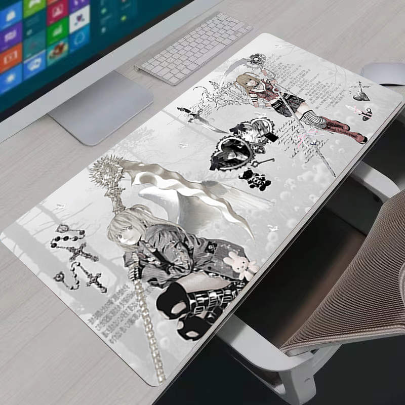 Laptop Accessories For Wrist Support - Tappetino per Mouse con Ragazza Anime,