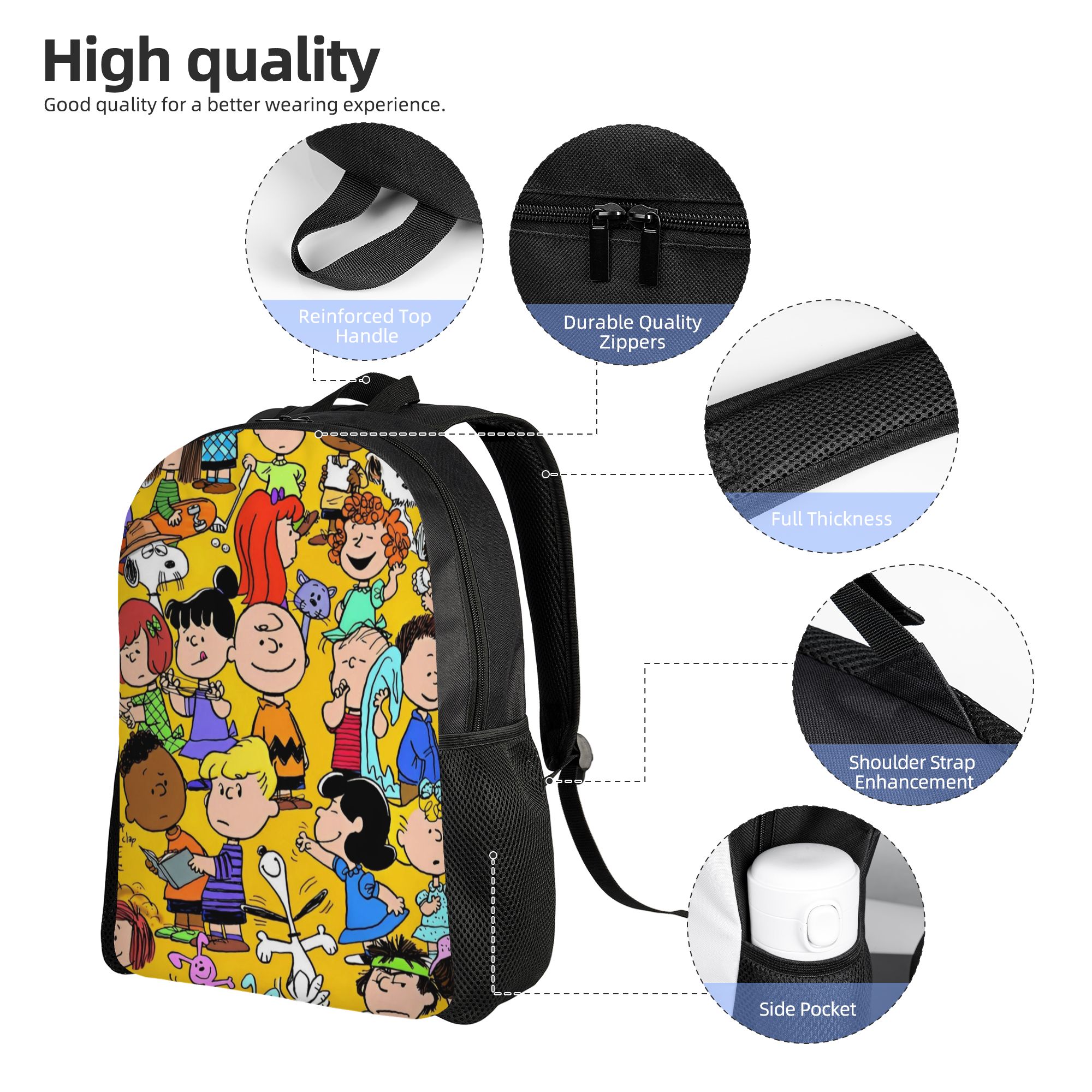 Zaino alla moda Snoopy Peanuts - Laptop Accessories Bag For Men recensione e prezzo