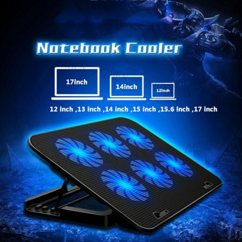 Y 6 ventole USB Cooler Tappeti - Laptop Cooling Pad recensione e prezzo