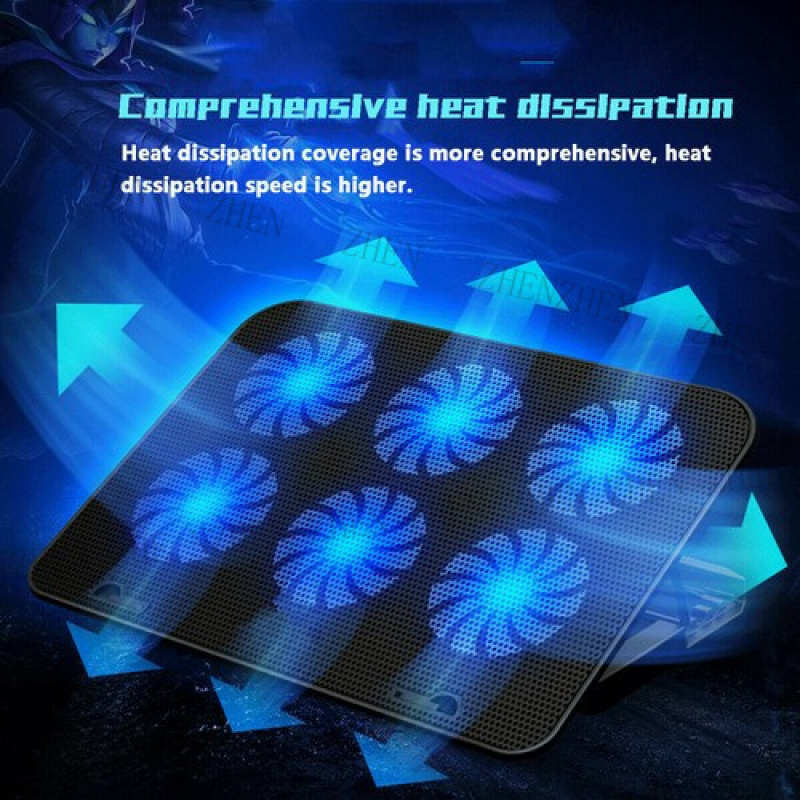 Y 6 ventole USB Cooler Tappeti - Laptop Cooling Pad recensione e prezzo